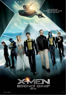X-Men: Birinci Sınıf - 2011 Türkçe Dublaj 480p BRRip Tek Link