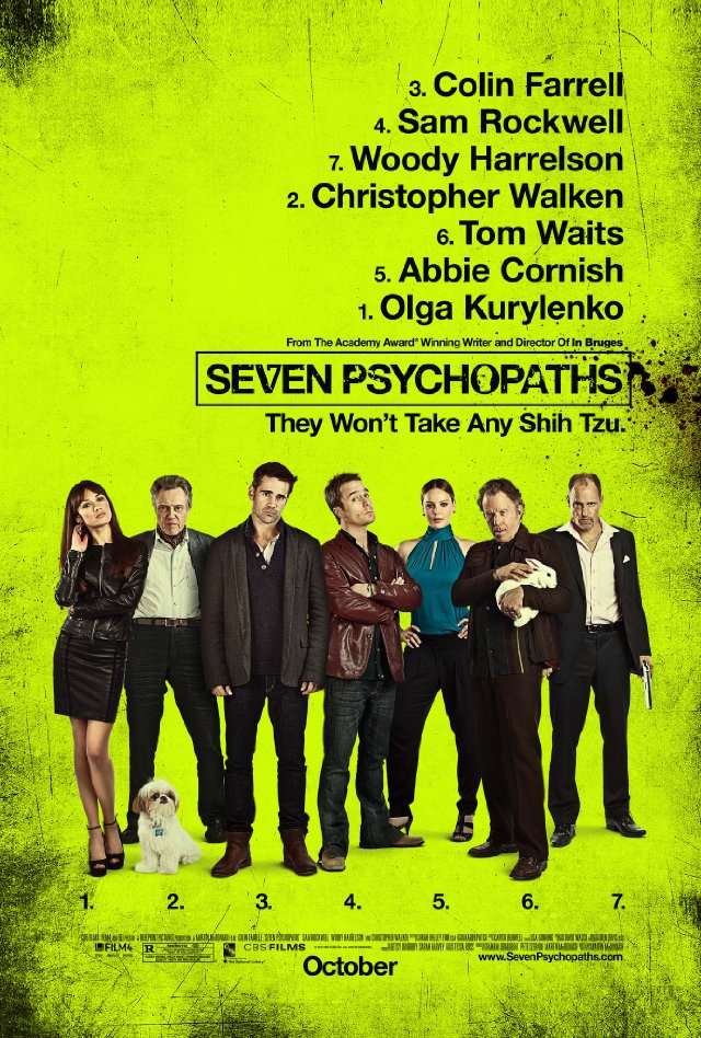 Seven Psychopaths - 2012 DVDRip XviD AC3 - Türkçe Altyazılı indir